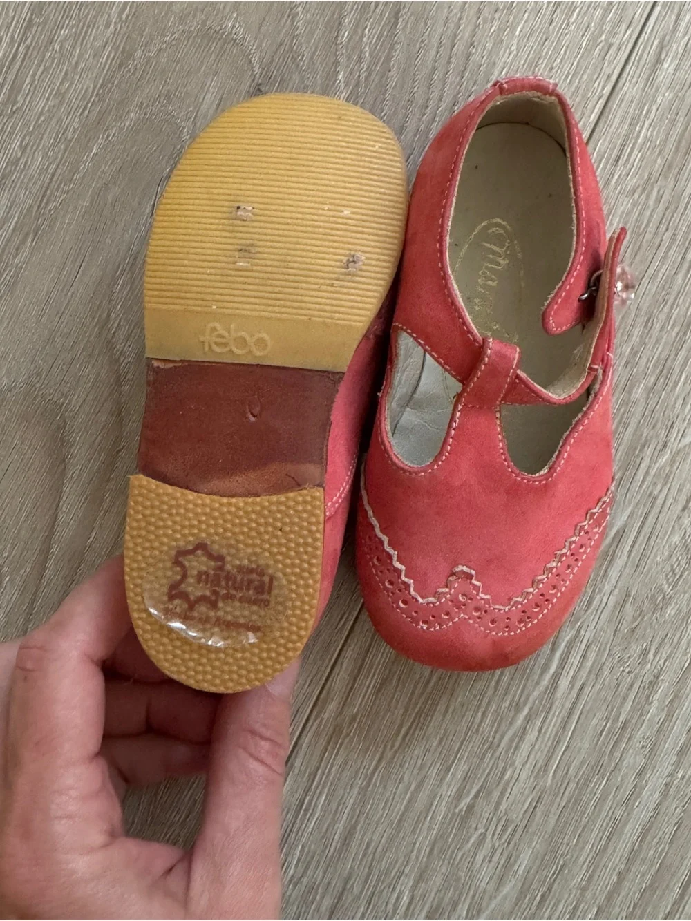 Hot pink leather saddle shoes - Argentinian brand marafuschi - size 5